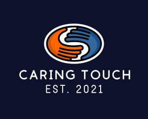 Caregiver - Charity Hand Organization logo design