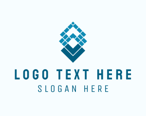 Blue Digital Property  logo design