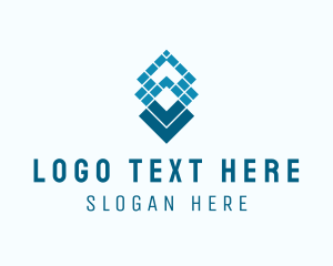 Investment - Blue Digital Property logo design