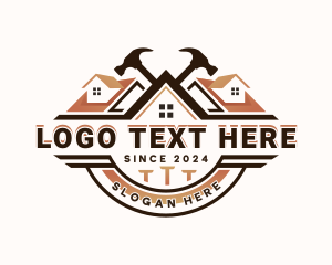 Nail - Remodel Hammer Carpenter logo design