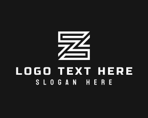 Black And White - Construction Firm Letter Z logo design