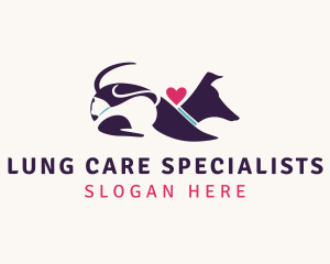 Veterinarian Cat Dog logo design