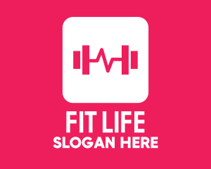 Fitness Workout Application logo design