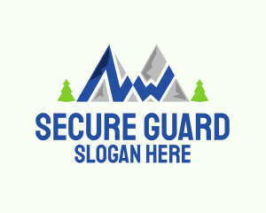 Outdoor Mountain Hike  Logo