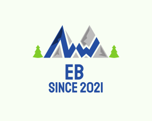 Tourism - Outdoor Mountain Hike logo design