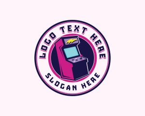 Arcade Machine - Gamer Arcade Retro logo design