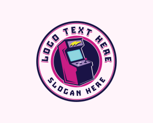 Retro - Gamer Arcade Retro logo design