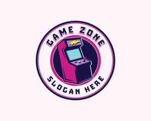 Gamer Arcade Retro logo design