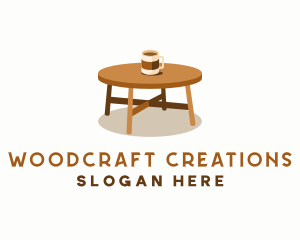 Coffee Cup Table logo design