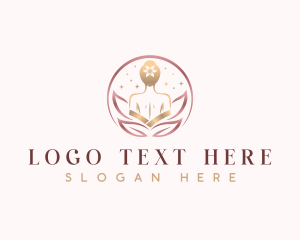 Spa - Waxing Spa Woman logo design