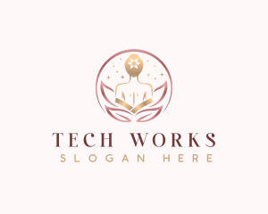 Waxing Spa Woman Logo