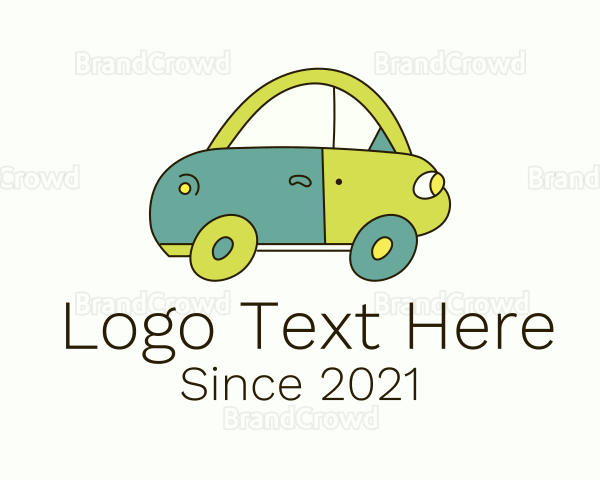 Multicolor Toy Car Logo