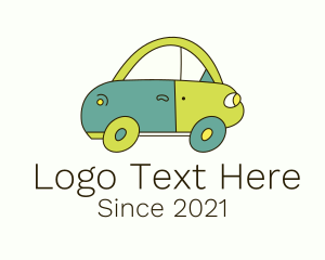 Parking Lot - Multicolor Toy Car logo design