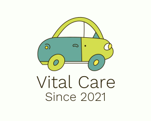 Car Rental - Multicolor Toy Car logo design