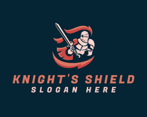 Knight - Knight Sword Armor logo design