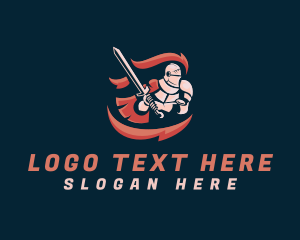 Knight Sword Armor Logo