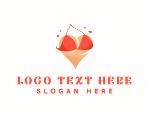 Fetish - Sexy Bikini Lingerie logo design