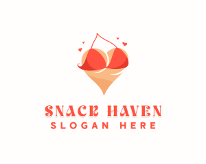 Sexy Bikini Lingerie logo design