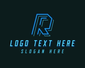 Gamer - Retro Gaming Letter K logo design