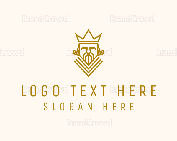 Gold King Crown Logo