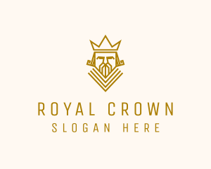 King - Gold King Crown logo design