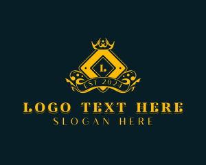 Stylish - Royalty Crown Academia logo design