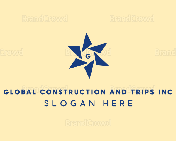 Geometric Star Property Logo