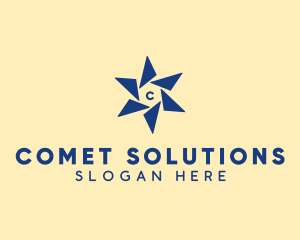 Geometric Star Property logo design