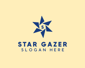 Geometric Star Property logo design