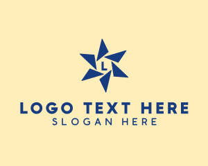Triangle - Geometric Star Property logo design