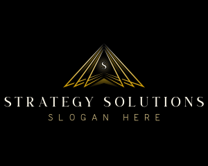 Consulting - Pyramid Consulting Triangle logo design