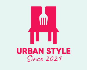 Furniture Design - Fork Restaurant Chair logo design