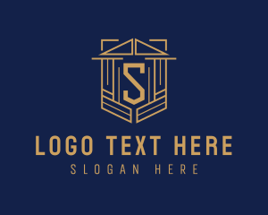 Badge - Business Shield Real Estate logo design