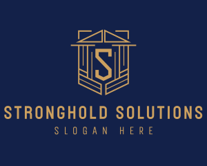 Business Shield Real Estate logo design