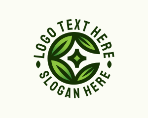 Seedling - Environmental Leaf Letter C logo design