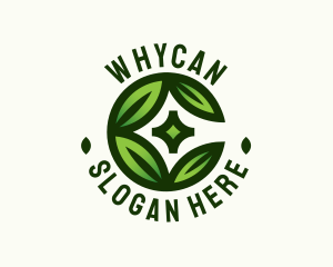 Environmental Leaf Letter C Logo