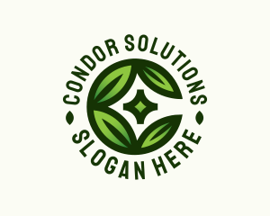 Environmental Leaf Letter C logo design