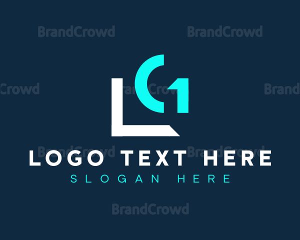 Geometric Business Letter LG Logo