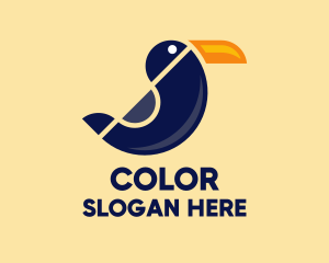 Character - Modern Toucan Bird logo design