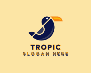 Toucan Bird Wildlife logo design