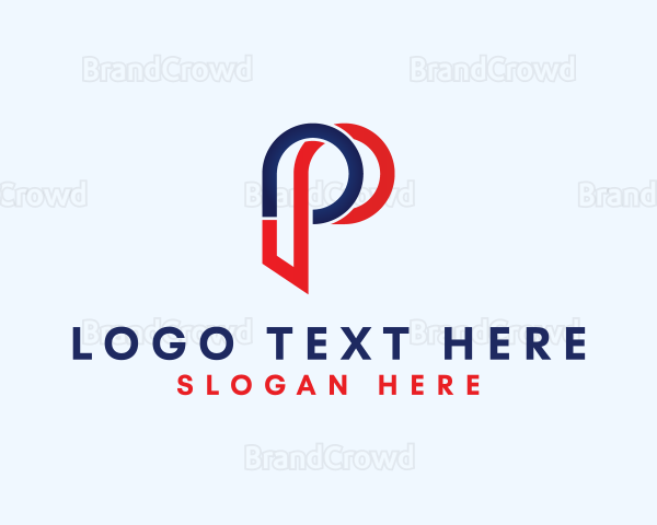 Company Business Letter P Logo