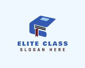 Learning Book Letter E logo design