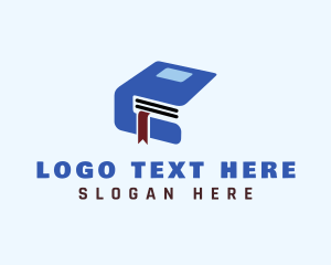 Review - Learning Book Letter E logo design