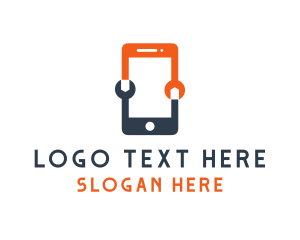 Repairman - Phone Maintenance Technician logo design