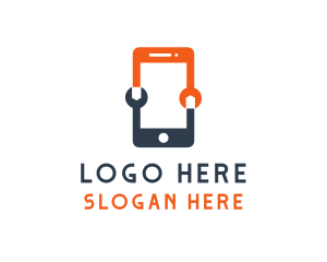 Repair - Phone Maintenance Technician logo design