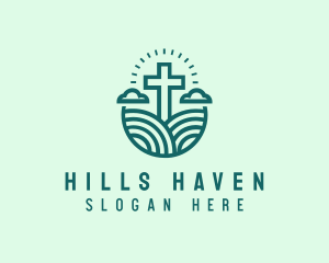 Holy Crucifix Hill logo design