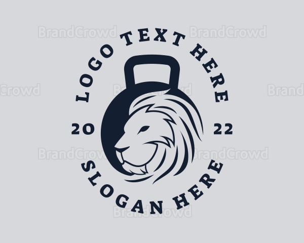 Lion Kettlebell Weights Logo