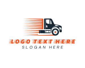 Shipping - Fast Truck Delivery logo design