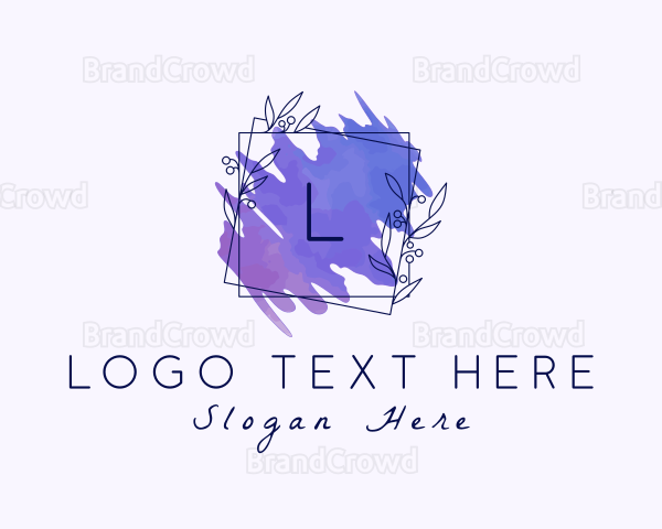 Floral Watercolor Styling Logo