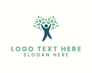 Herbal - Eco Tree Community logo design